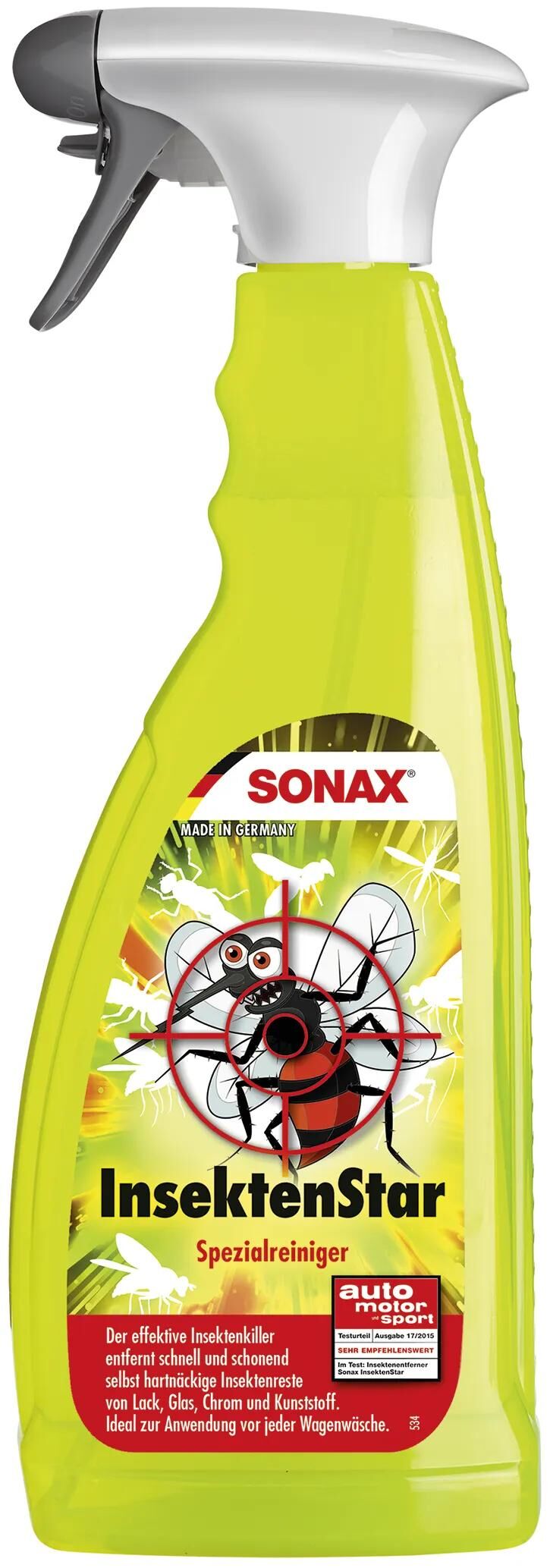 Sonax dissolvant d'insectes étoile d'insecte étoile d'insecte 750ml