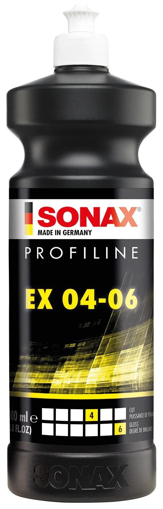 Sonax vernis pour voiture ex 04-06 politique de meulage profiline ex04 06