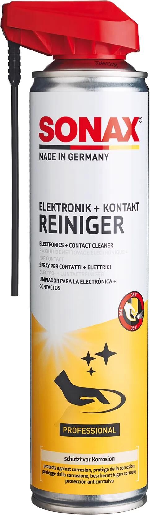 Sonax nettoyant spécial électronique + nettoyant contact électrique et contact cl professionnel
