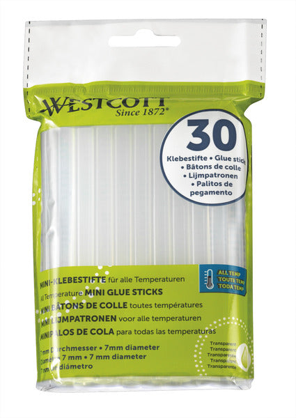 Westcott ac-e16837 bâtons de colle en sachet 30 pièces
