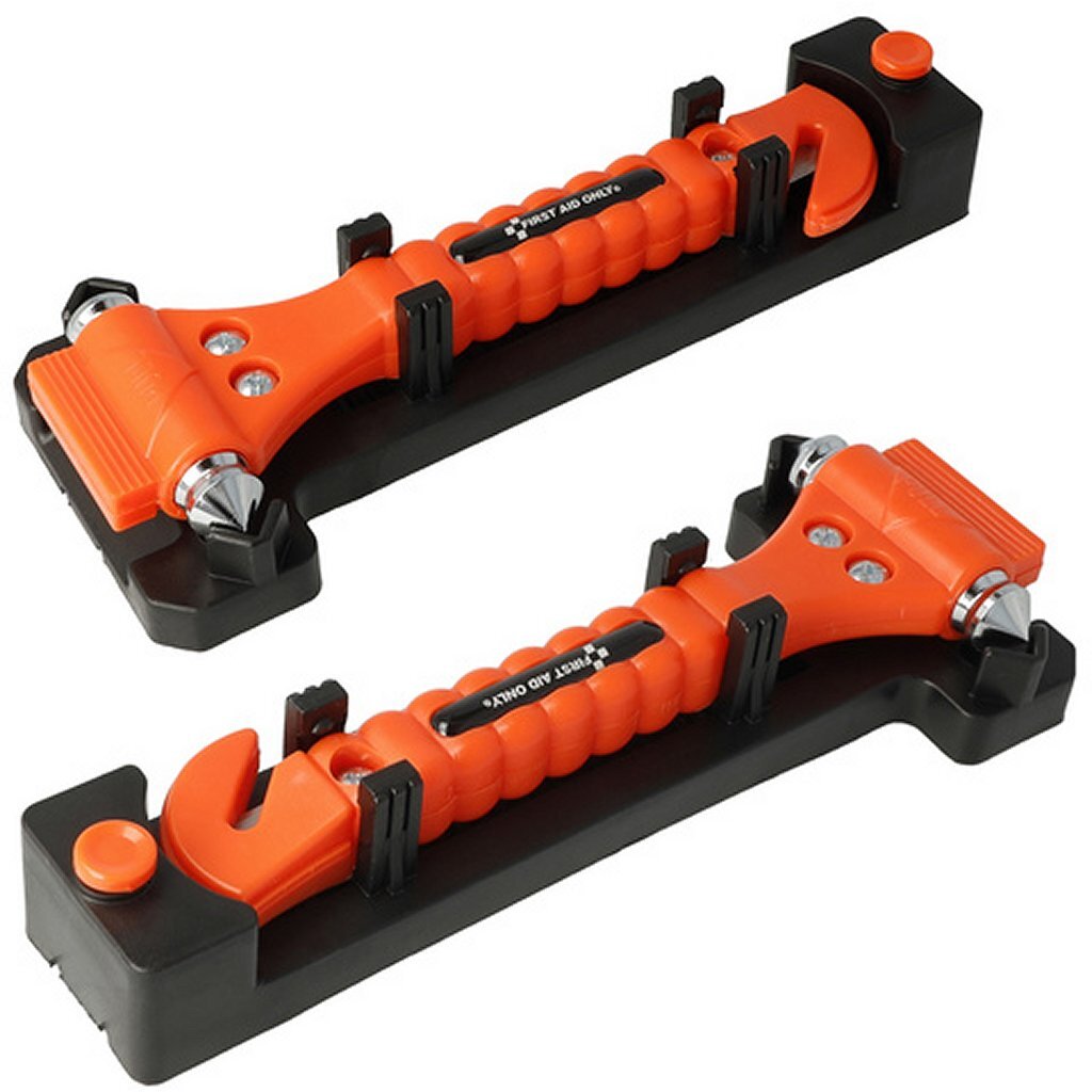 Westcott ac-p30001 2in1 premiers secours seulement marteau d'urgence 2 pièces orange
