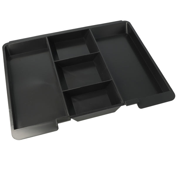Caisse Westcott ac-e51002-zi 301x242x91mm gris argenté, insert en plastique avec 5 compartiments