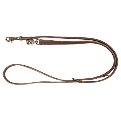 Trixie Laisse pour chien rustique réglable en cuir gras marron foncé