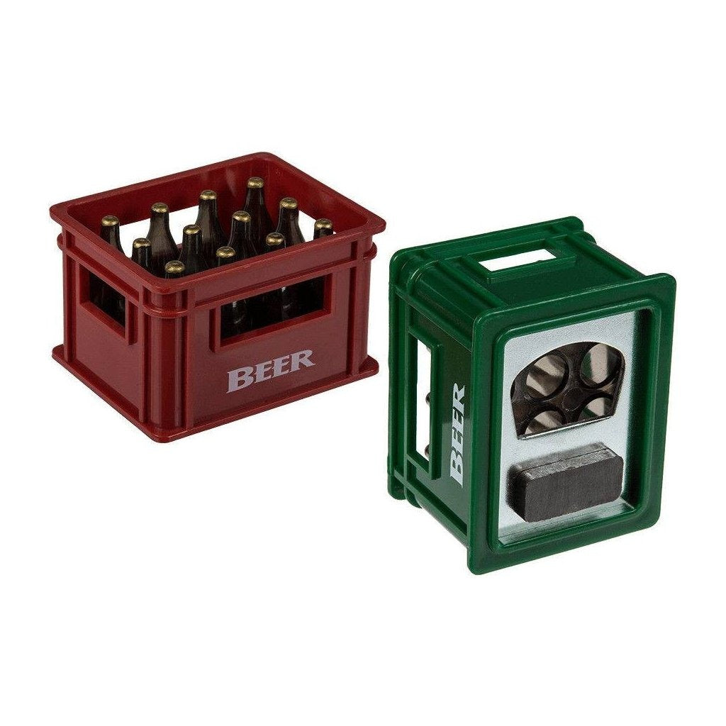 Caisse à bière avec ouvre-bouteille de base et aimant