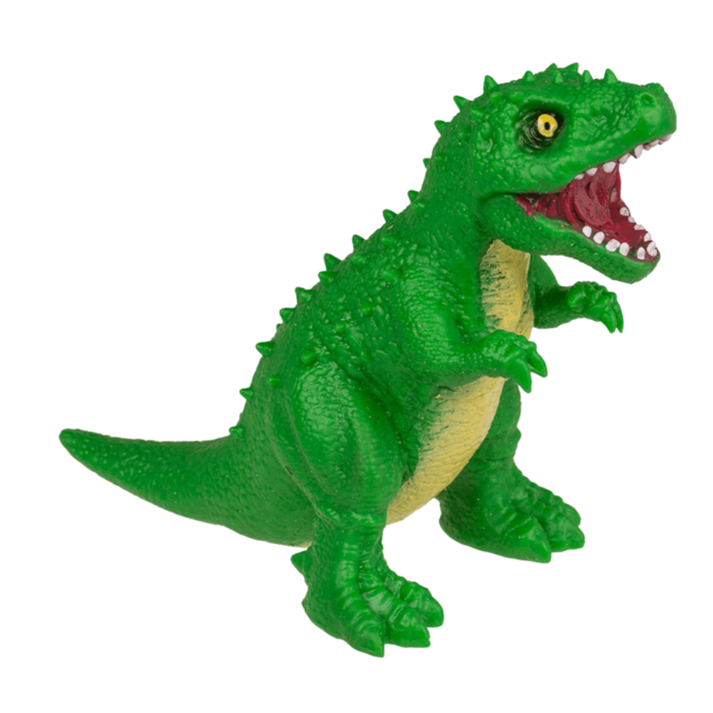 Dino en stretch, 13 cm, 3 assortiments. 12 pièces.