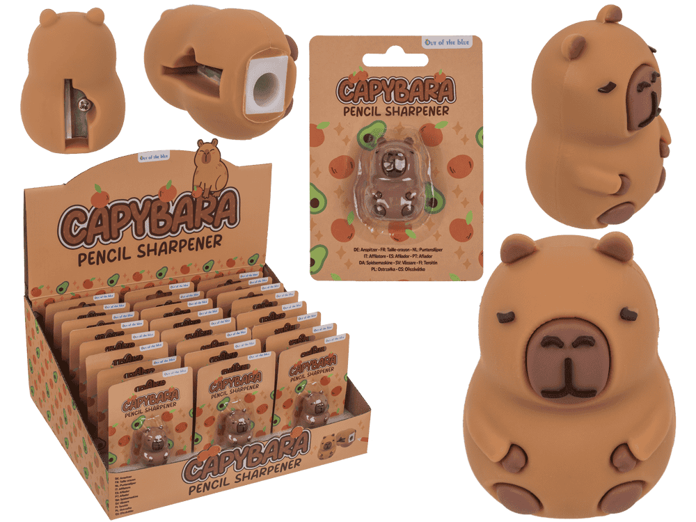 Taille-crayon DSP Capybara sur blister.