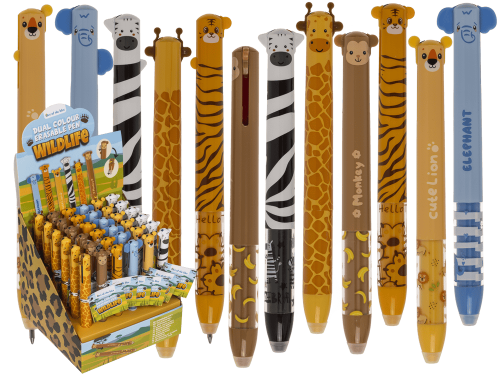 Stylo effaçable bicolore Dsp, 6 culs