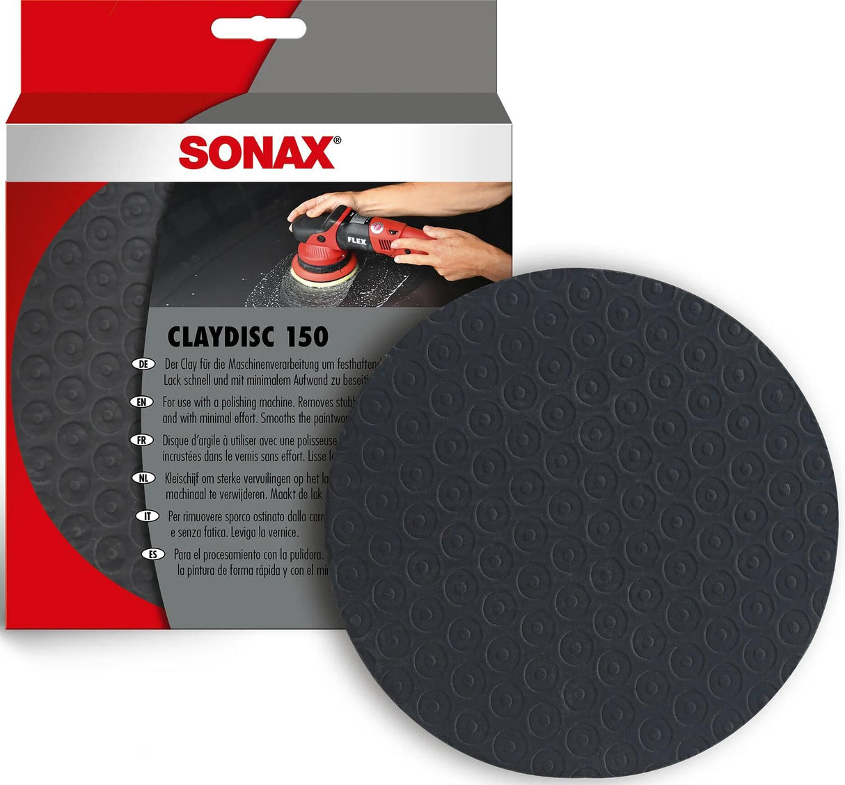 Sonax disque d'argile de nettoyage disque d'argile 150 mm