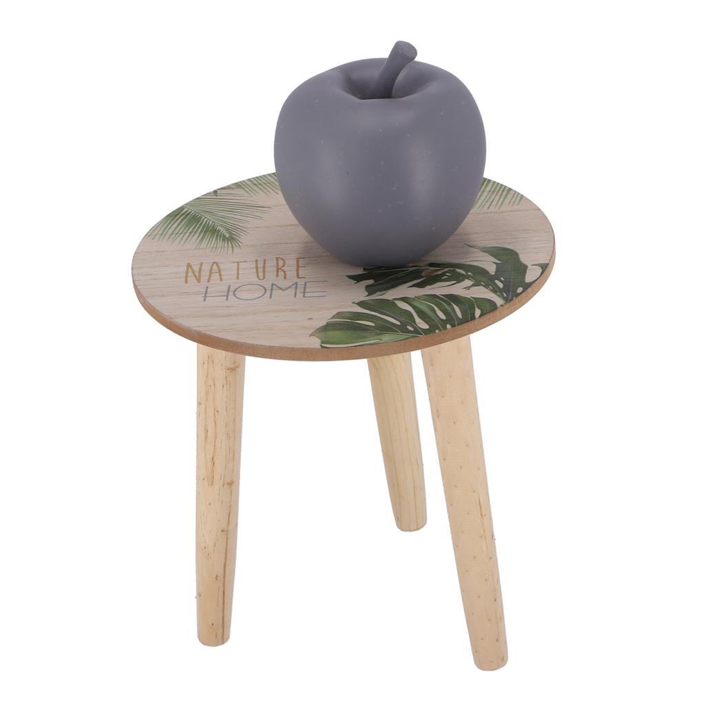 Table d'appoint en bois Basic noor living nature home 25 cm