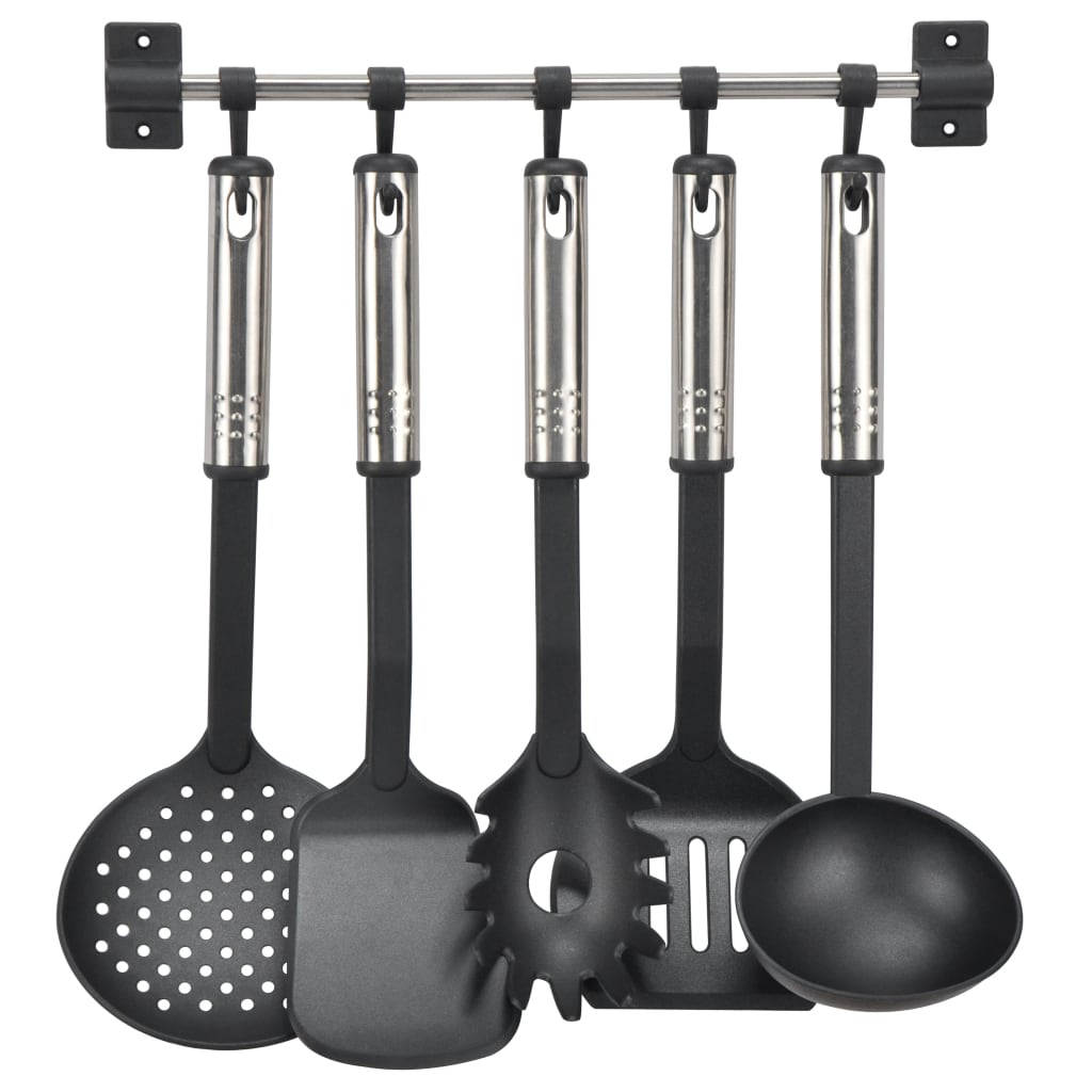 Hi Kitchen de 6 pièces Geriset noir et argent