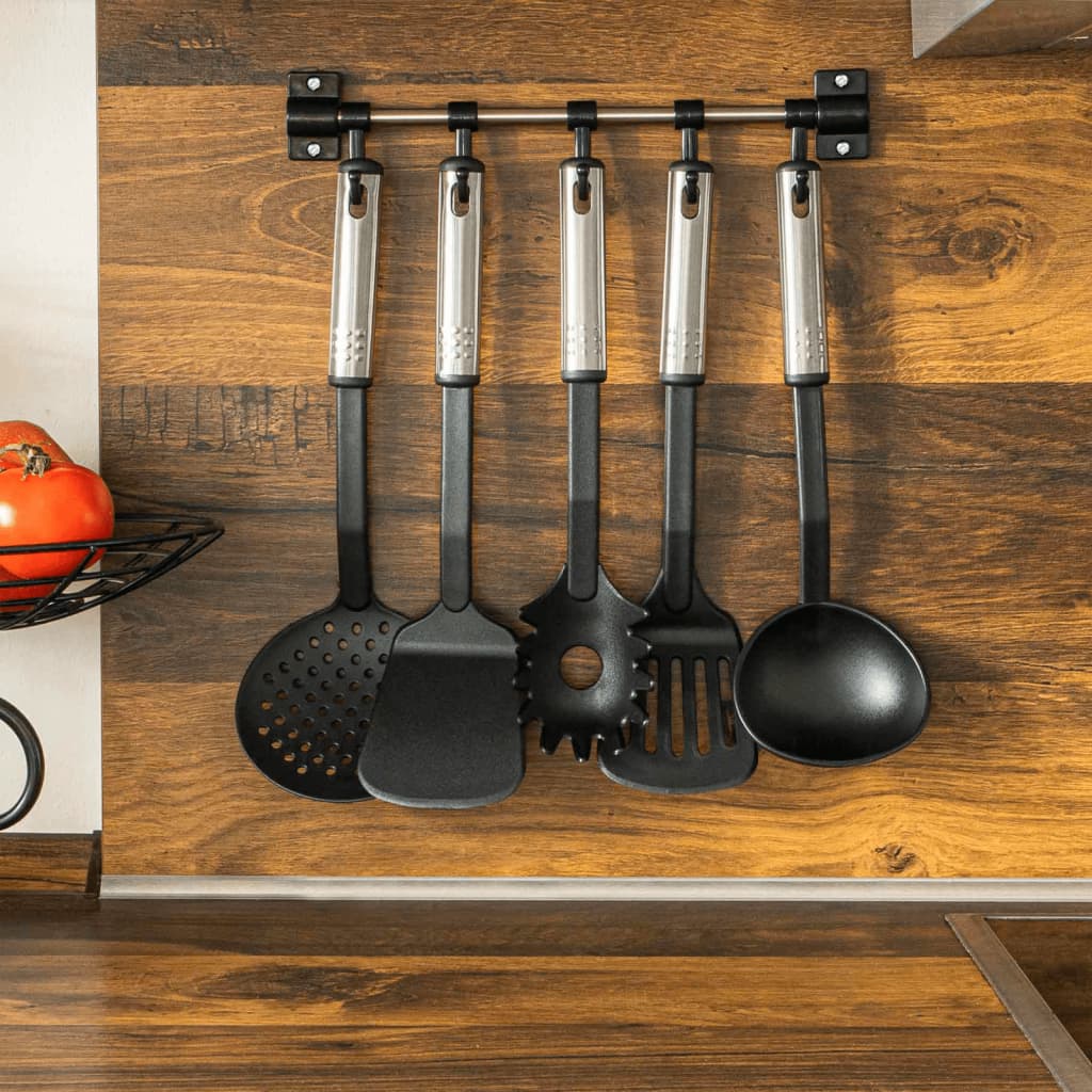 Hi Kitchen de 6 pièces Geriset noir et argent
