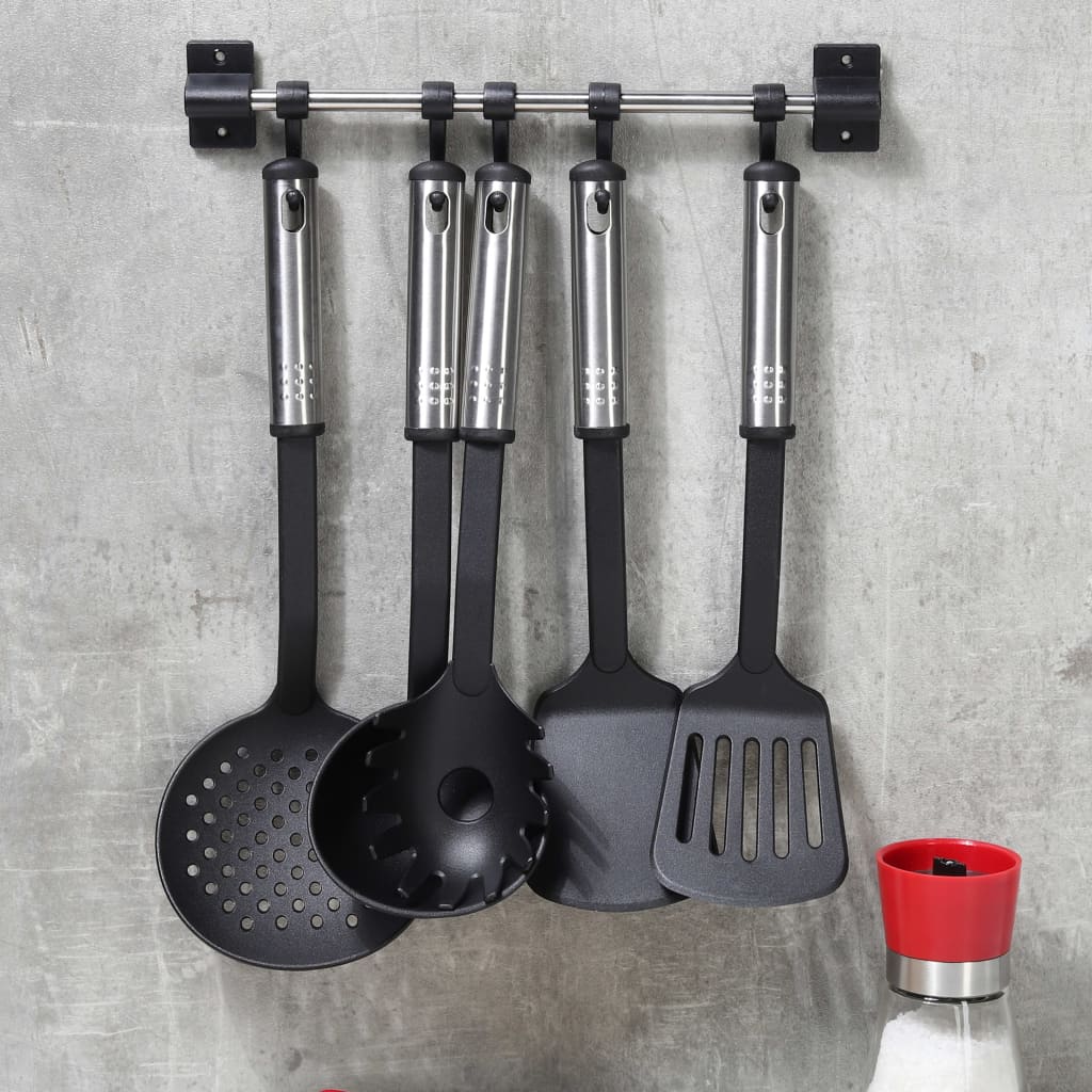 Hi Kitchen de 6 pièces Geriset noir et argent