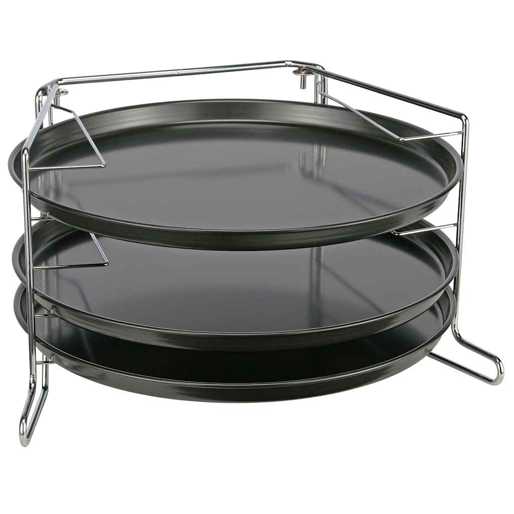 Salut 4 pièces pizza bak set noir