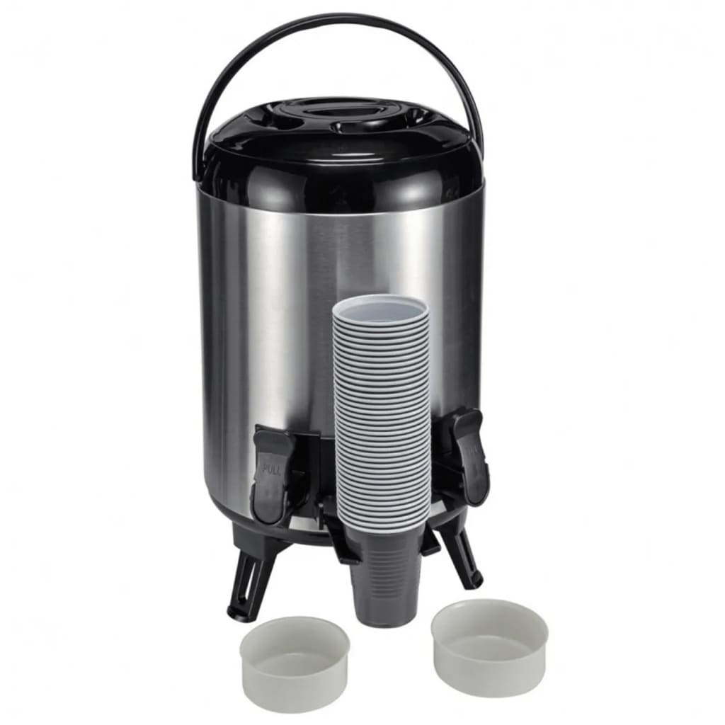 HI HI Thermos 9 L 23 cm couleur argent
