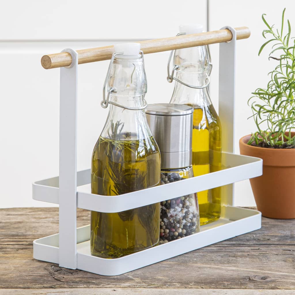 Hi Kitchen Rack 30x10x20 cm blanc