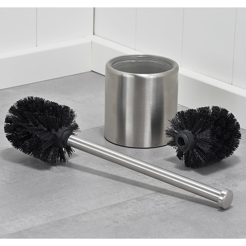 Hi Brusque de toilette avec support de 10 cm en acier inoxydable