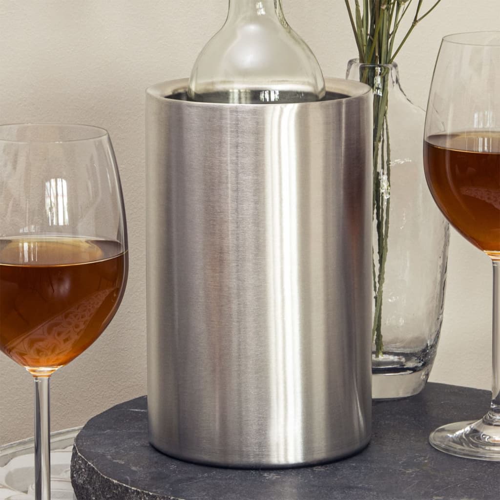 Salut Wine refroidisseur 12 x 20 cm en acier inoxydable