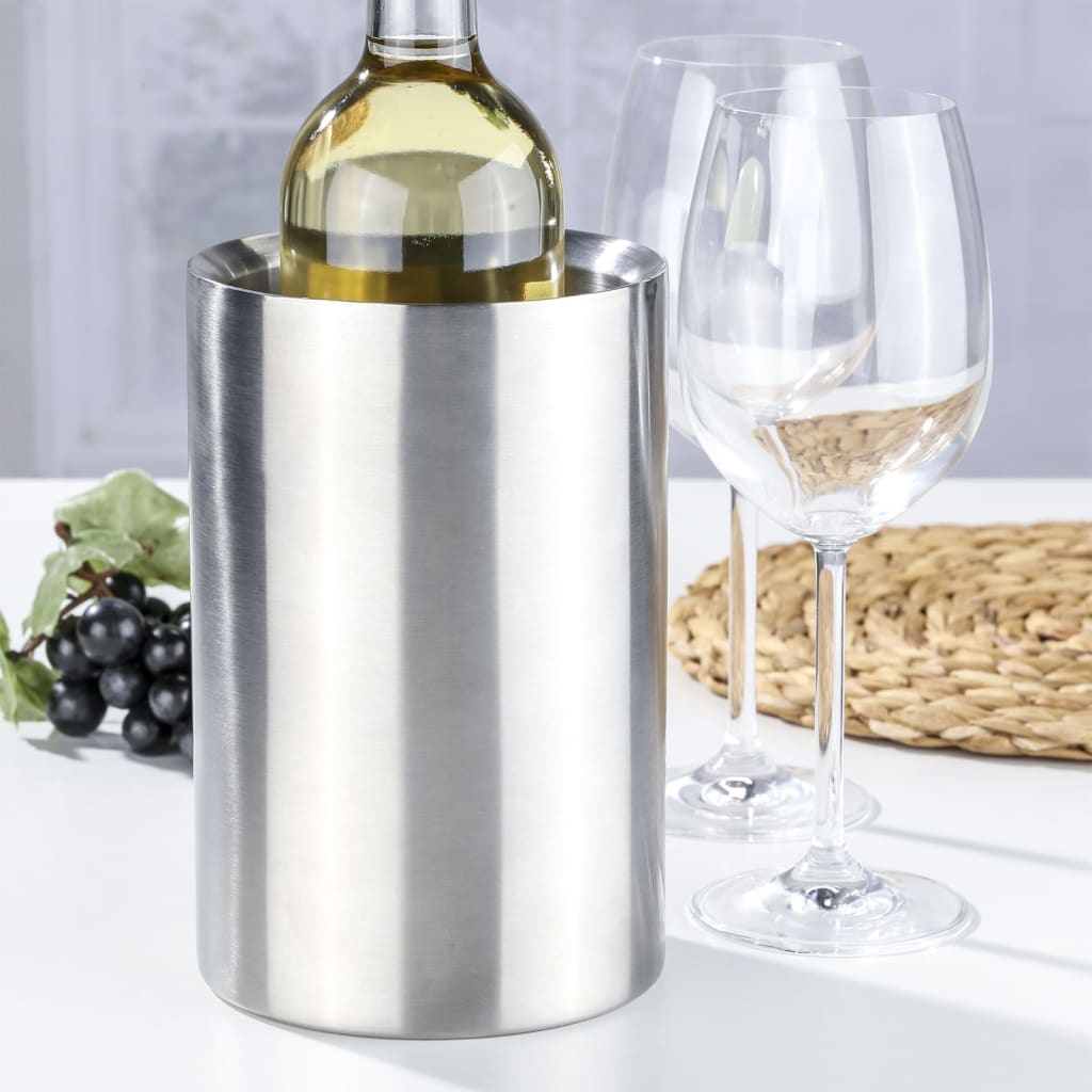 Salut Wine refroidisseur 12 x 20 cm en acier inoxydable