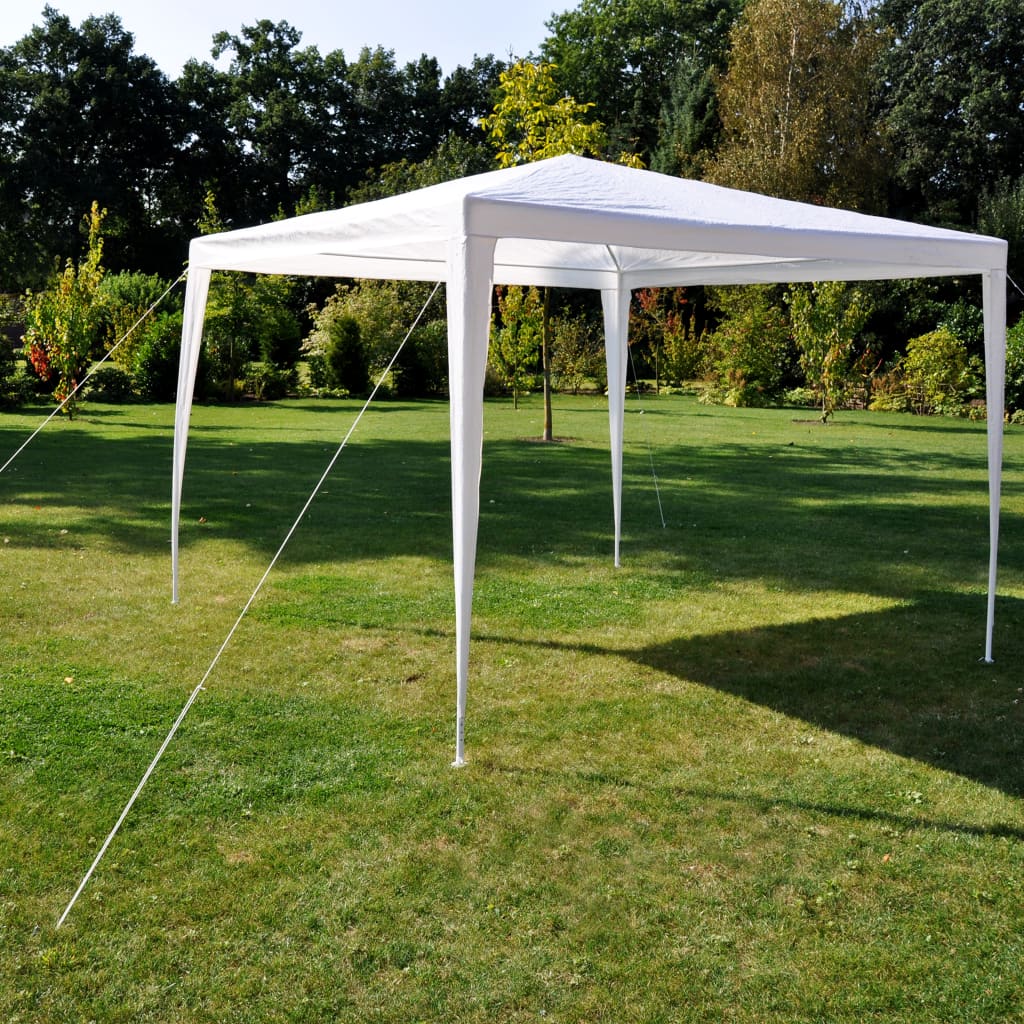 Salut hi jardin pavillon 3x3 m blanc