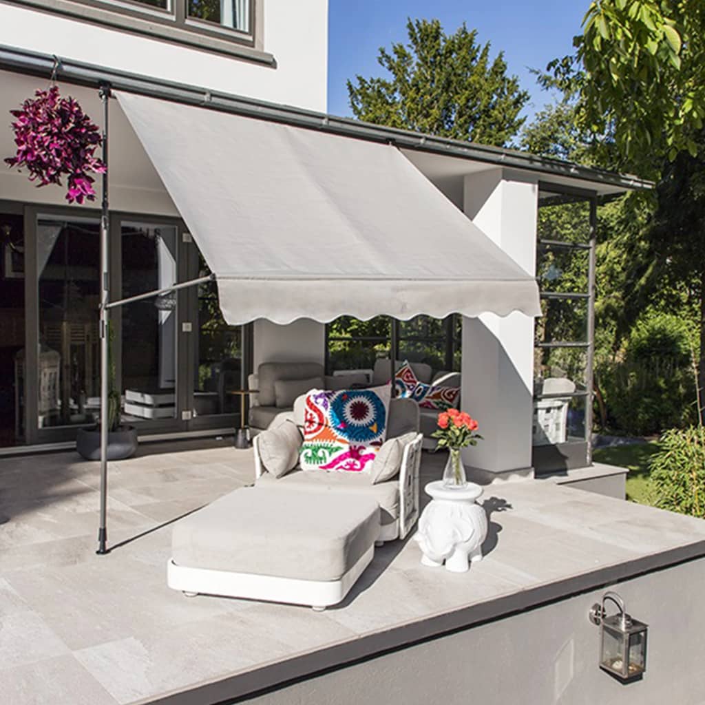 Salut Luifel Movable 200x120 cm Gray