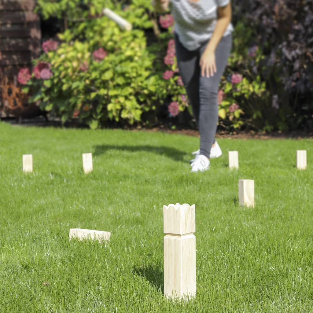 Jeu kubb en bois