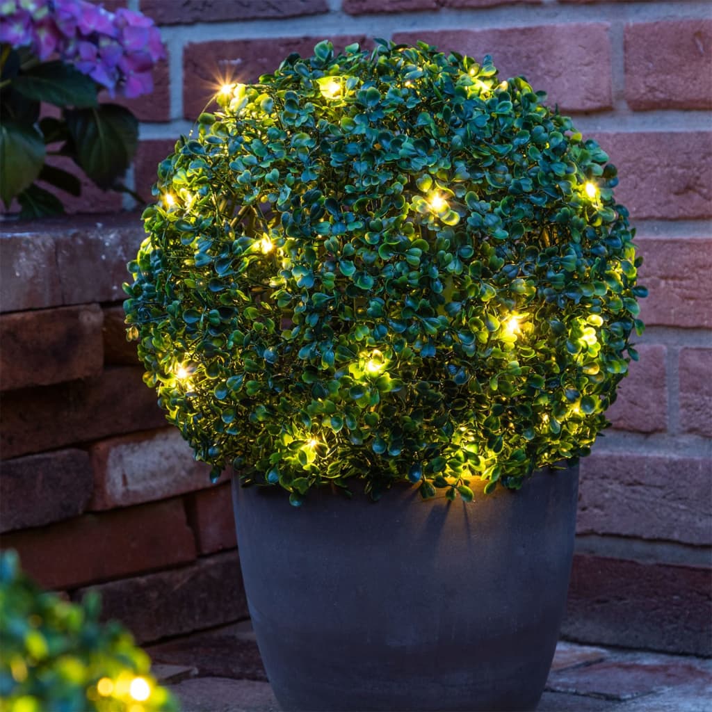 HI HI Boule de buis artificiel LED ø35 cm