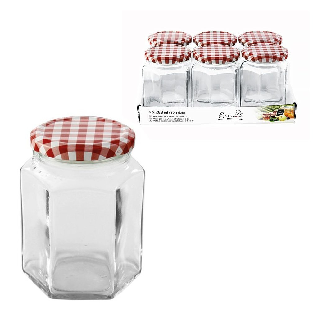 Bocaux en verre d'autres marques 288 ml 6 pièces