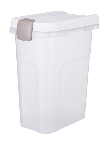 Trixie conteneur hermétique verrouillable en plastique transparent blanc blanc