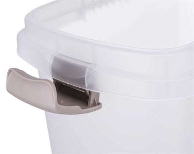 Trixie conteneur hermétique verrouillable en plastique transparent blanc blanc