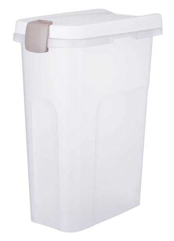 Trixie conteneur hermétique verrouillable en plastique transparent blanc blanc