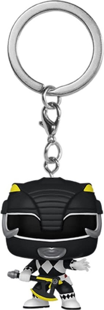 Funko poche pop! porte-clés : Power Rangers Mighty Morphine 30e anniversaire - Ranger noir