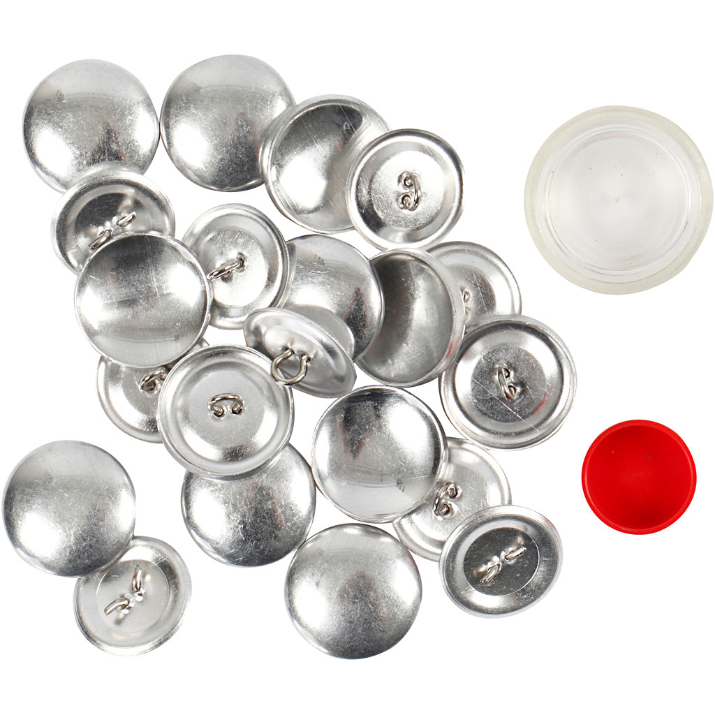 Boutons de bricolage Creativ company, d 22 mm, 12 pièces 1 boîte