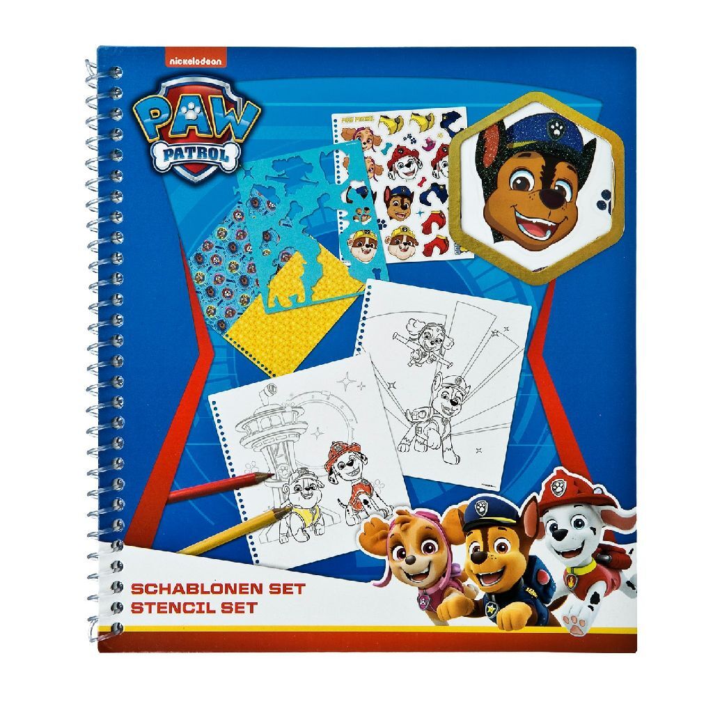 Ensemble de pochoirs Paw Patrol