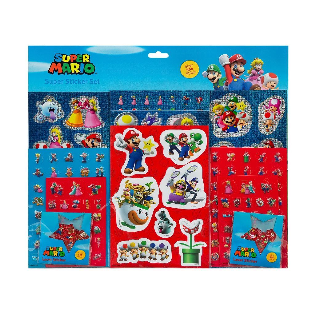 Ensemble Super Mario Super Sticker