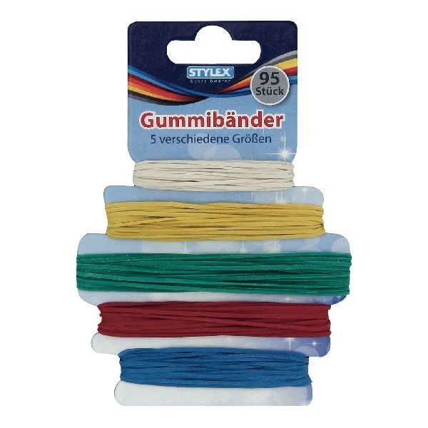 Elastiques colorés Toppoint 95 pièces
