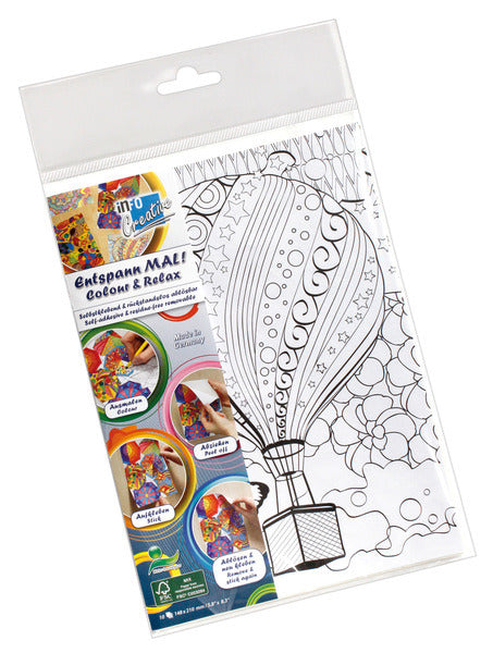 Notes d'information in-8722-08 feuille de coloriage créative a5 couleur relax pour adultes