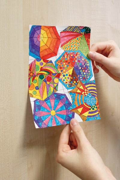 Notes d'information in-8722-08 feuille de coloriage créative a5 couleur relax pour adultes