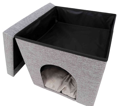 Trixie pouf chat panier relax-igloo alois gris