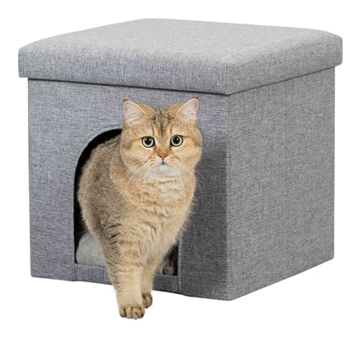 Trixie pouf chat panier relax-igloo alois gris