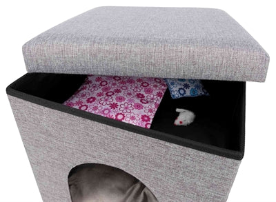 Trixie pouf chat panier relax-igloo alois gris