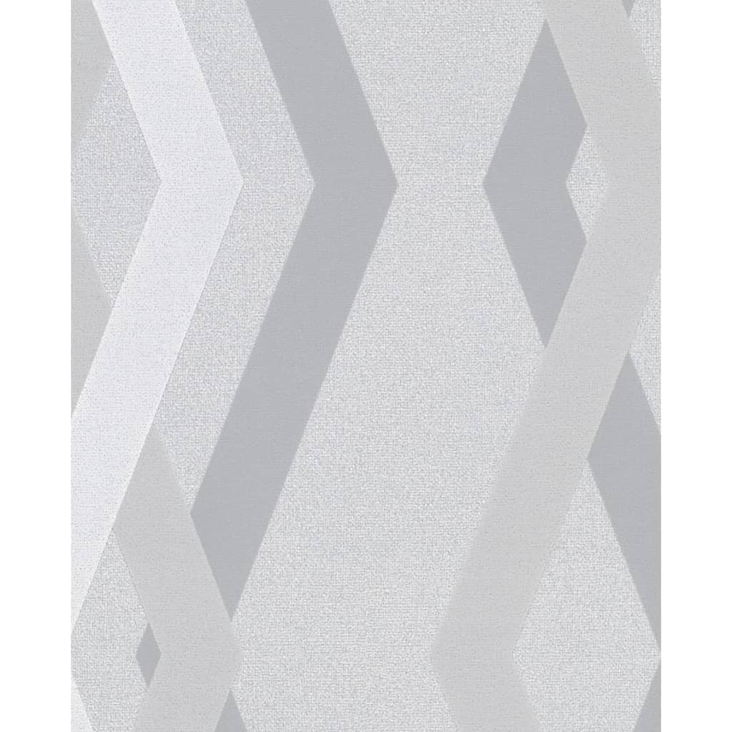 Papier peint mural nord lignes graphiques diamants gris gris