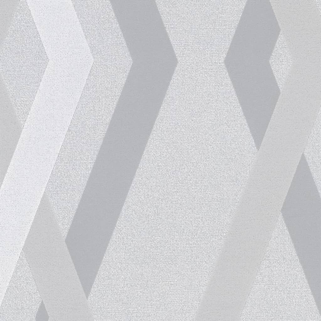 Papier peint mural nord lignes graphiques diamants gris gris