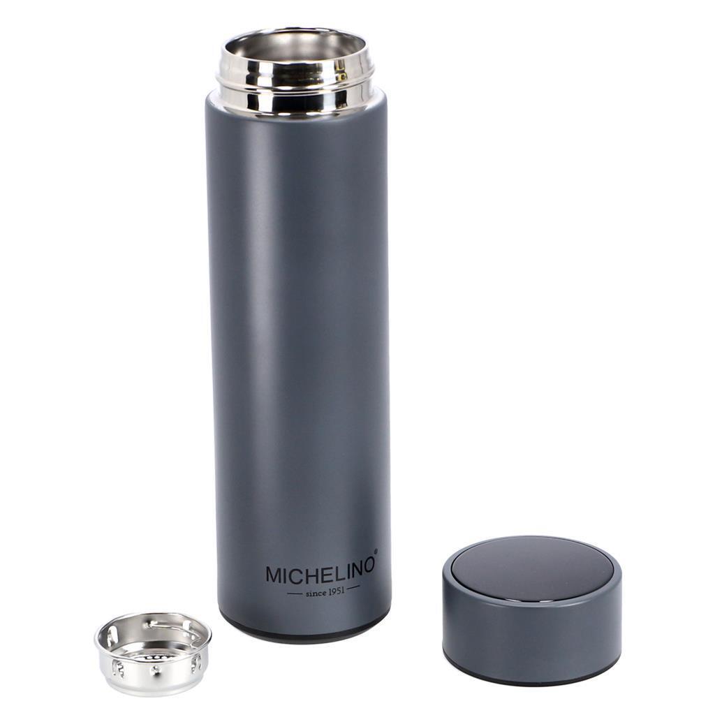 Bouteille thermos Michelino avec indication de température 0,5l | 2 pièces