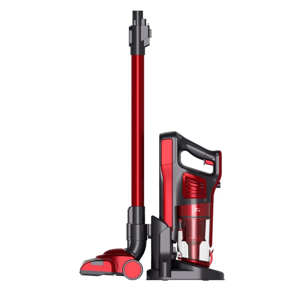 Lentz Aspirateur sans fil Lentz 2en1 rouge noir