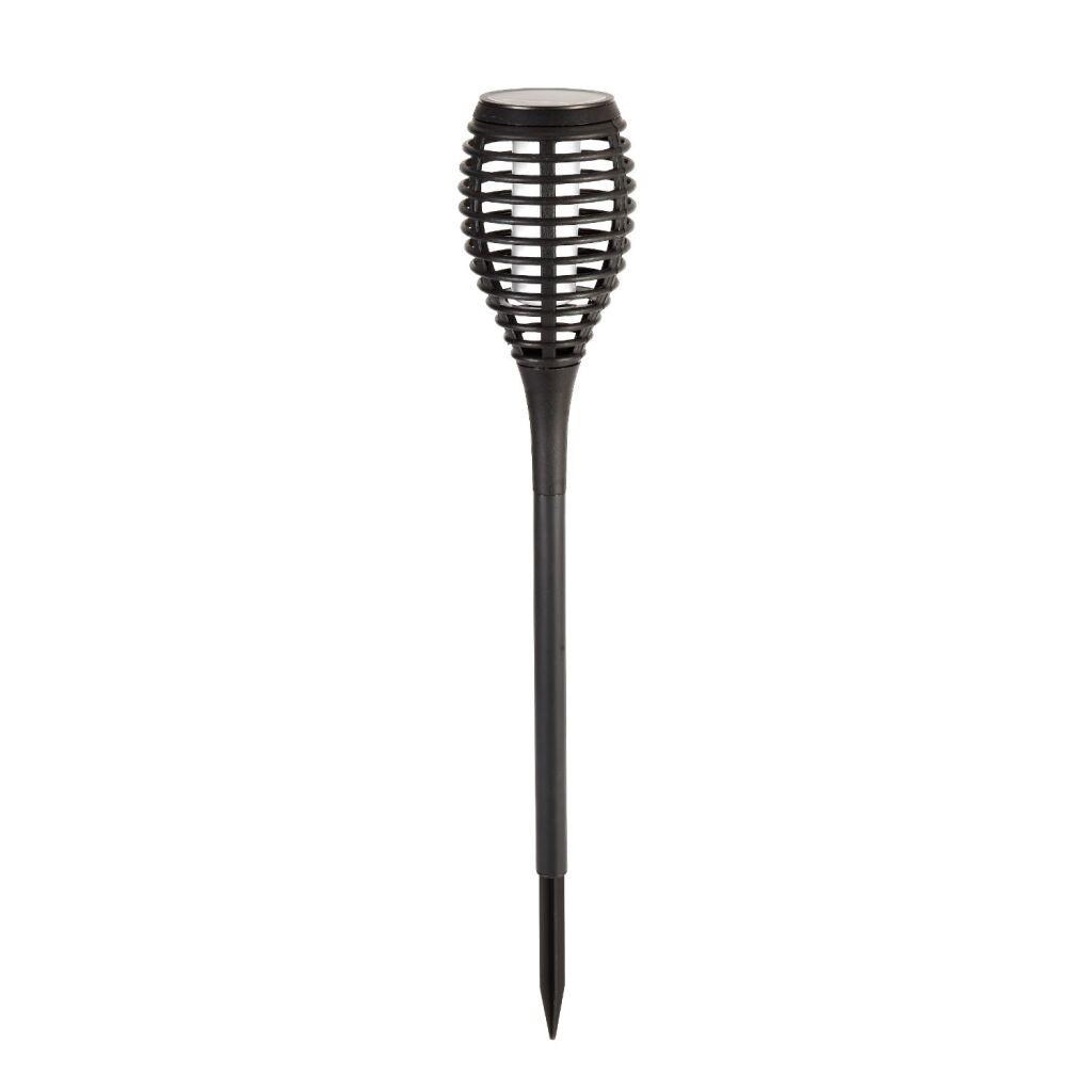 Torche de jardin solaire Basic noire