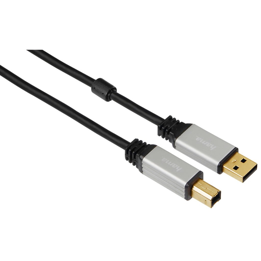 Câble de connexion USB Hama a-b 1,8 m