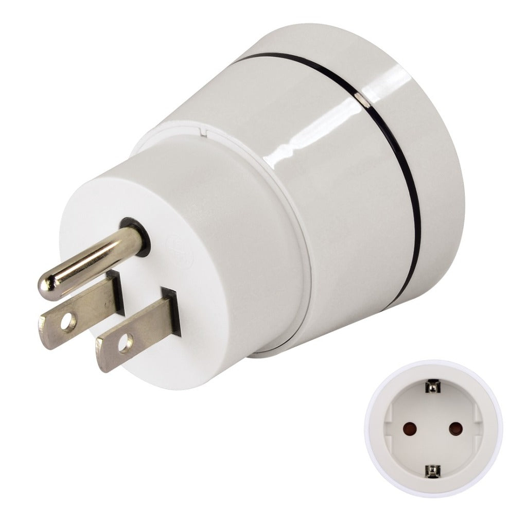 Adaptateur de prise de voyage Hama Europe - États-Unis