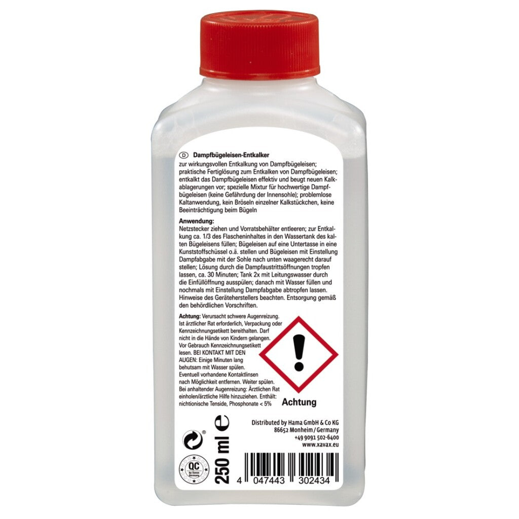 Xavax Détartrant pour fers à vapeur 250 ml