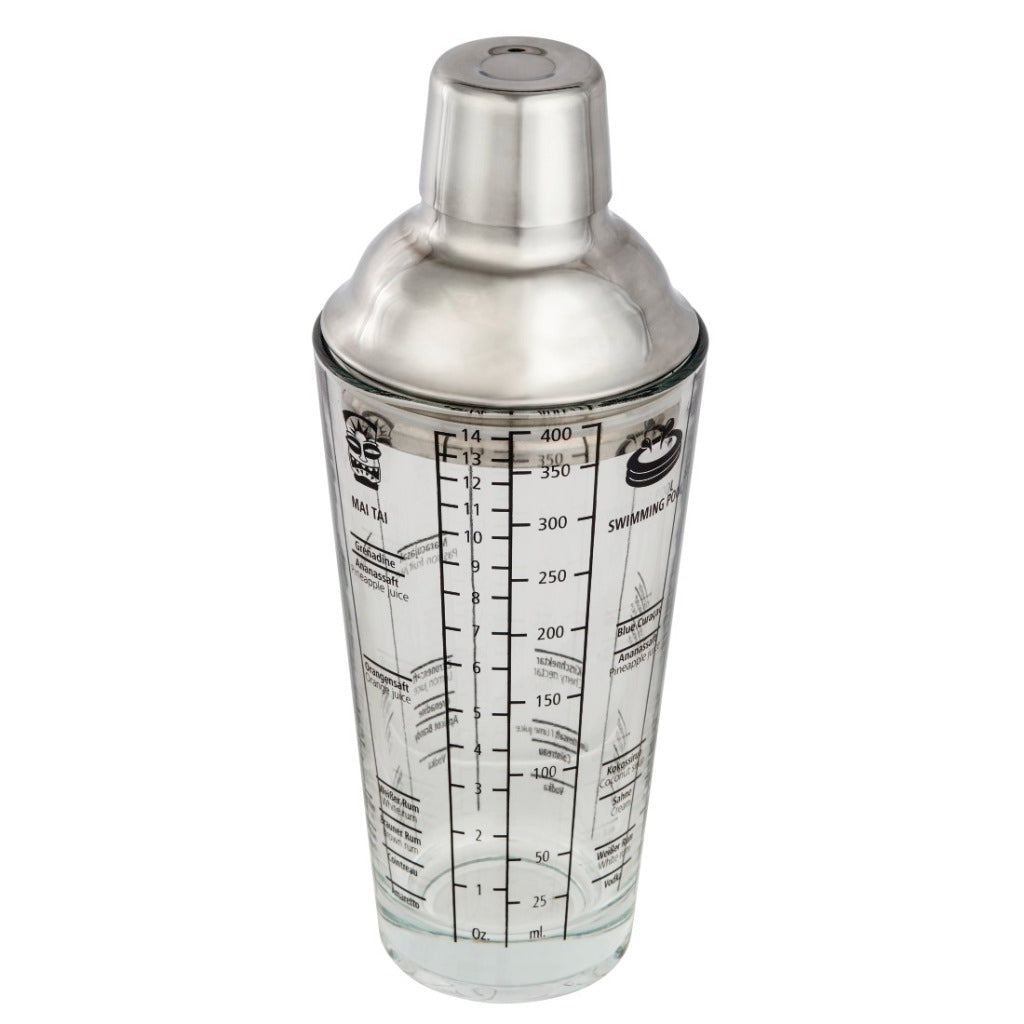 Shaker à cocktail en verre Xavax 400 ml