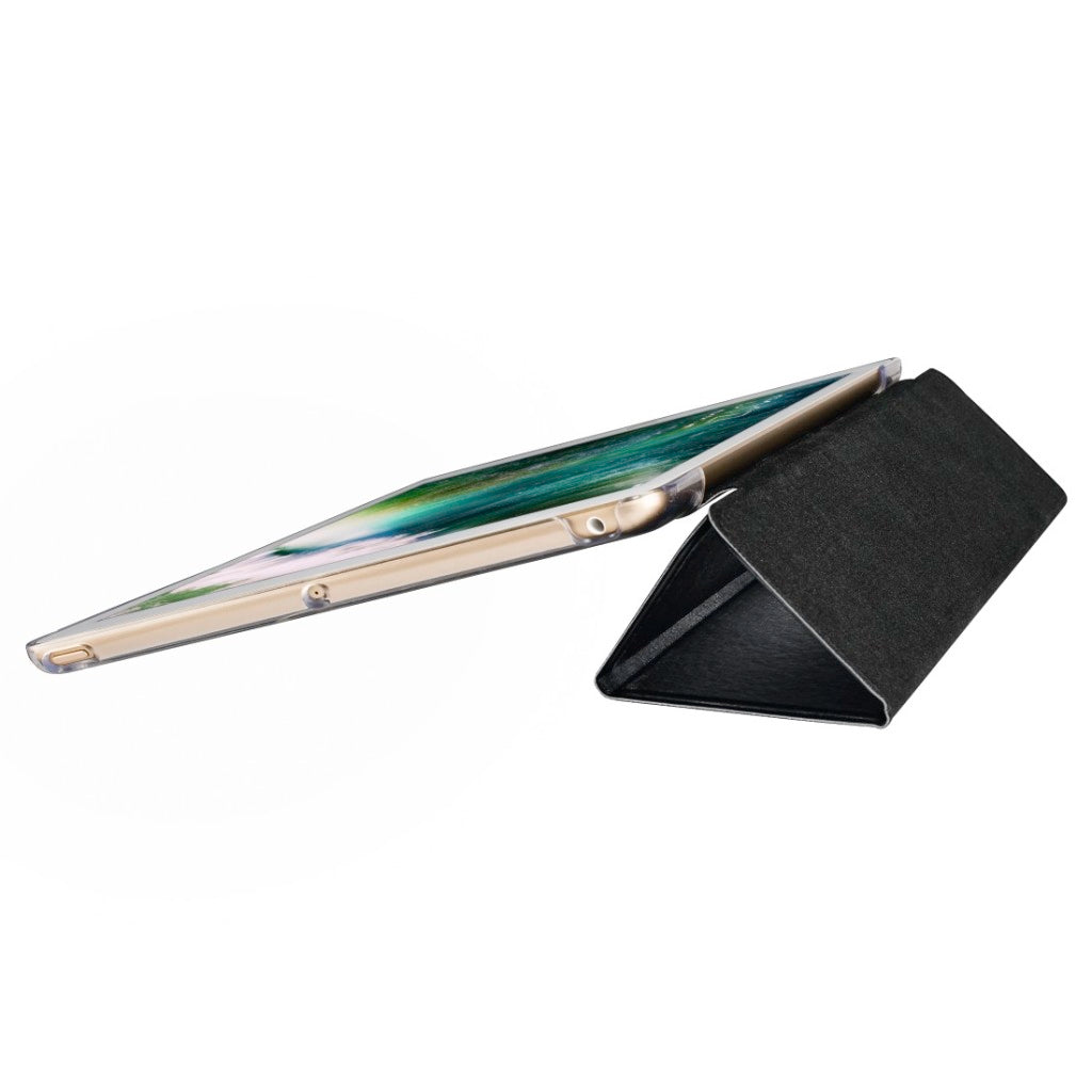 Hama étui pour tablette pliable transparent pour iPad 9.7 (2017) noir